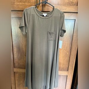 NWT~ Lularoe grey swing dress, size S